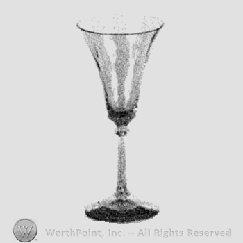 Glass pattern: Albemarle; goblet.