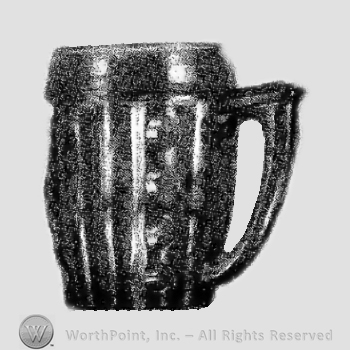 Glass pattern: Old Sandwich; beer mug.