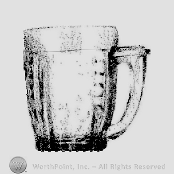 Glass pattern: Old Sandwich; beer mug.