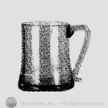 Glass pattern: Coyle; beer mug.