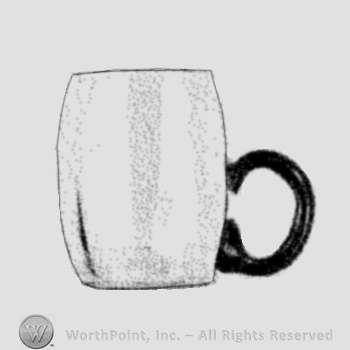 Glass pattern: Jamestown; beer mug.