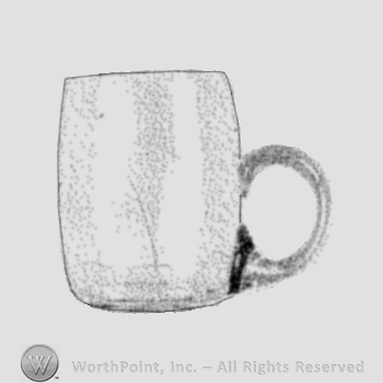 Glass pattern: Jamestown; beer mug.
