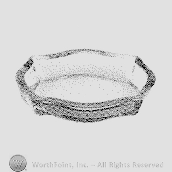 Glass pattern: Yeoman; ash tray.