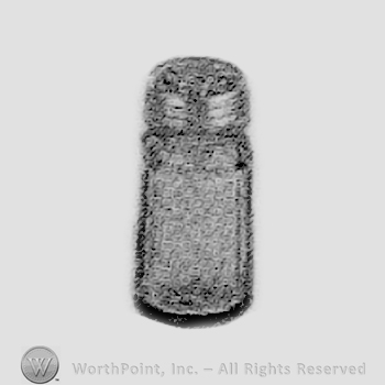 Glass pattern: Small Eight Flute; salt and pepper.