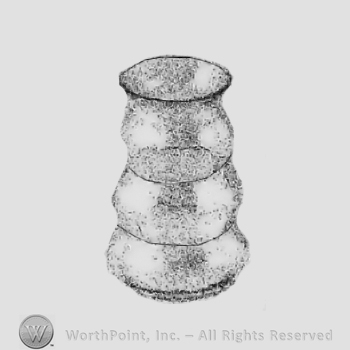 Glass pattern: #4227; vase.