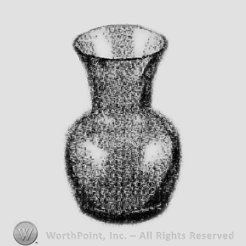 Glass pattern: #4229; vase.