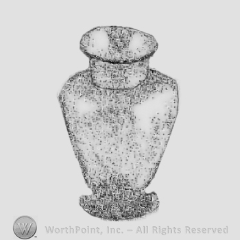 Glass pattern: #4228; vase.