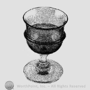 Glass pattern: Sussex; goblet.