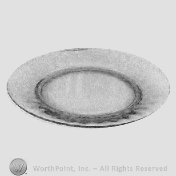 Glass pattern: Yeoman; plate.