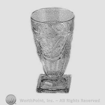 Glass pattern: Ipswich; footed ice tea.