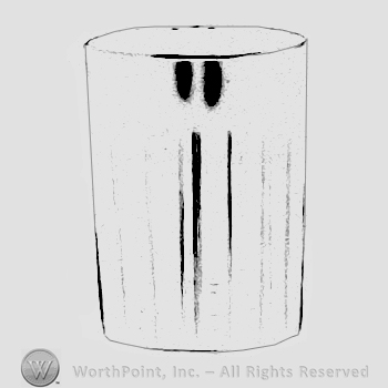 Glass pattern: Coarse Rib; tumbler.