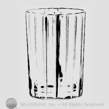 Glass pattern: Coarse Rib; tumbler.