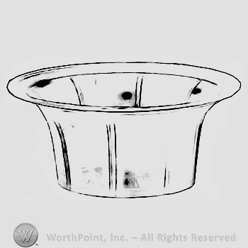 Glass pattern: Tudor; fruit dish.