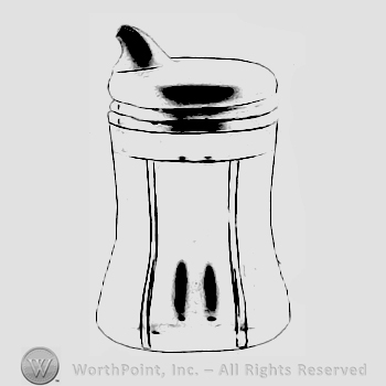 Glass pattern: Tudor; sugar dispenser.