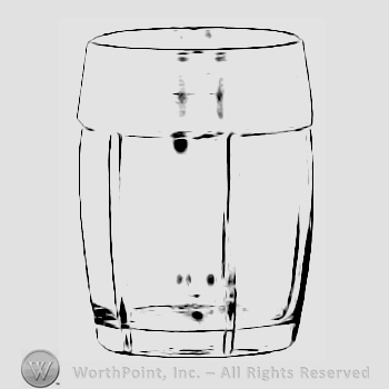 Glass pattern: Tudor; tumbler.