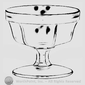 Glass pattern: Tudor; sherbet.