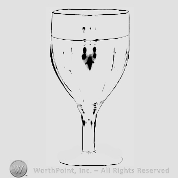 Glass pattern: Tudor; goblet.