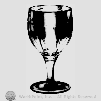 Glass pattern: Tudor; goblet.