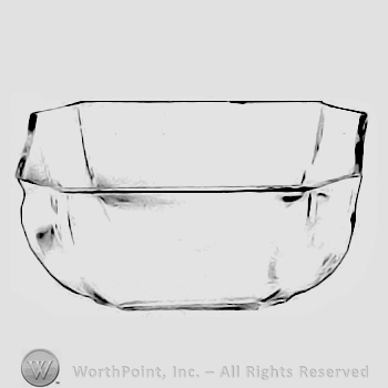 Glass pattern: Octagon; nappy.