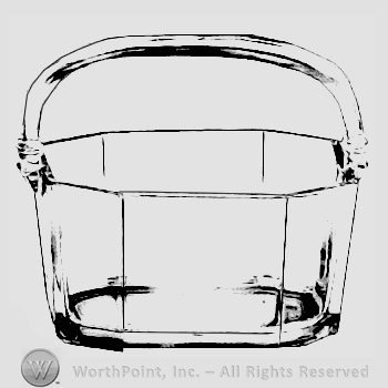 Glass pattern: Octagon; basket.