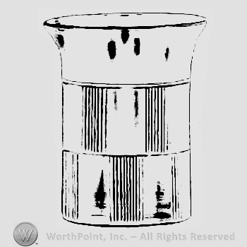 Glass pattern: Pleat & Panel; tumbler.