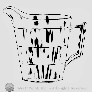 Glass pattern: Pleat & Panel; pint jug.