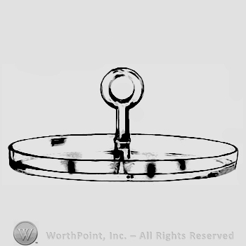 Glass pattern: Yeoman; oval tray.