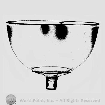 Glass pattern: Yeoman; grapefruit center.