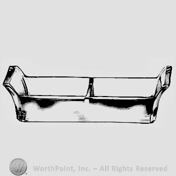 Glass pattern: Yeoman; pickle & olive.