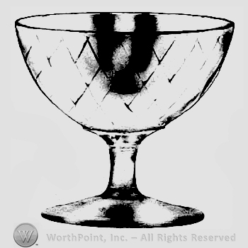 Glass pattern: Yeoman; grapefruit center.