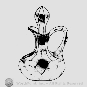 Glass pattern: Yeoman; oil bottle.