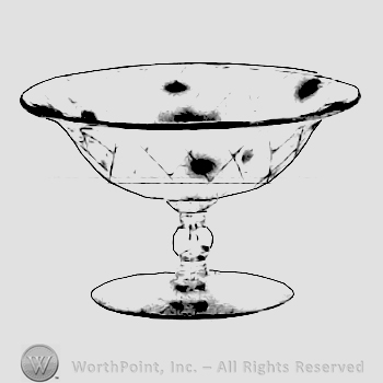 Glass pattern: Yeoman; comport.