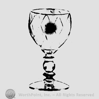 Glass pattern: Yeoman; goblet.