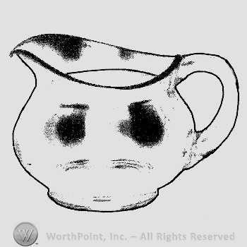 Glass pattern: Yeoman; cream.