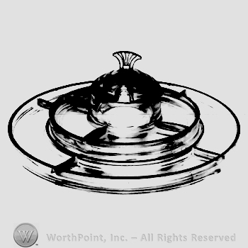 Glass pattern: Yeoman; center and cover.