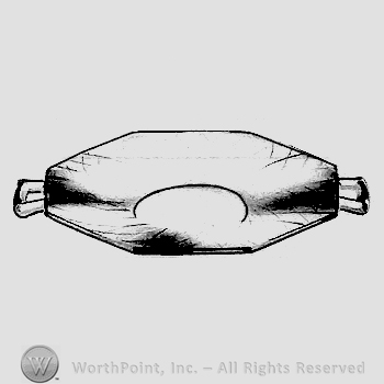 Glass pattern: Octagon; cheese dish.