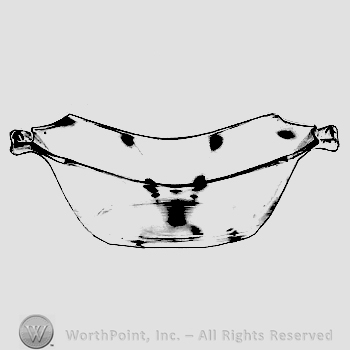 Glass pattern: Octagon; dessert dish.