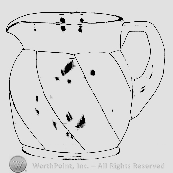 Glass pattern: Twist; pint jug.
