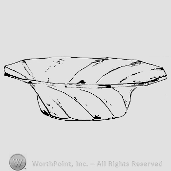 Glass pattern: Twist; bowl.