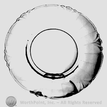 Glass pattern: Empress; plate.