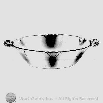 Glass pattern: Empress; salad bowl.