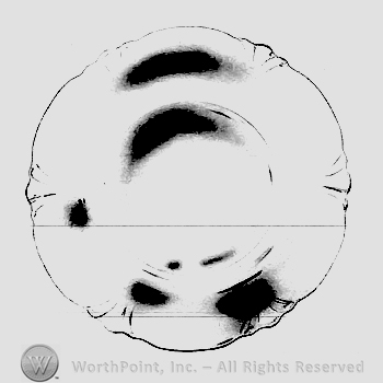 Glass pattern: Empress; plate.