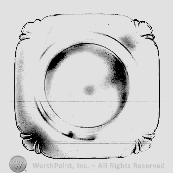 Glass pattern: Empress; plate.