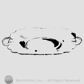 Glass pattern: Empress; plate.