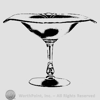 Glass pattern: Empress; comport.