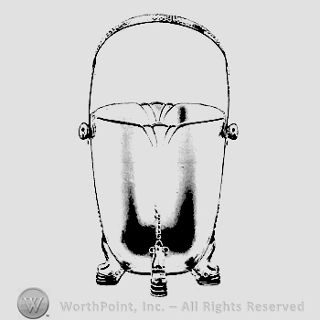 Glass pattern: Empress; tub and handle.