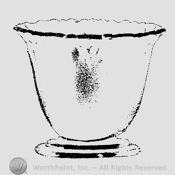 Glass pattern: Empress; oyster cocktail.