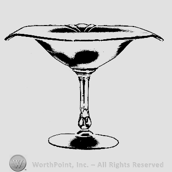 Glass pattern: Empress; comport.