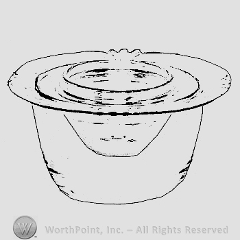 Glass pattern: Empress; frappe bowl.
