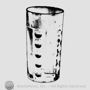 Glass pattern: Old Sandwich; soda.